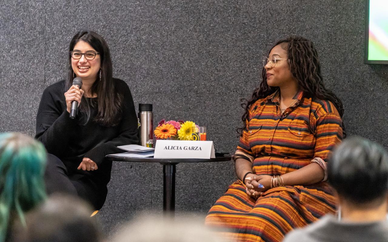 One of my favorite Meyer highlights – interviewing Alicia Garza during Meyer Learning Week