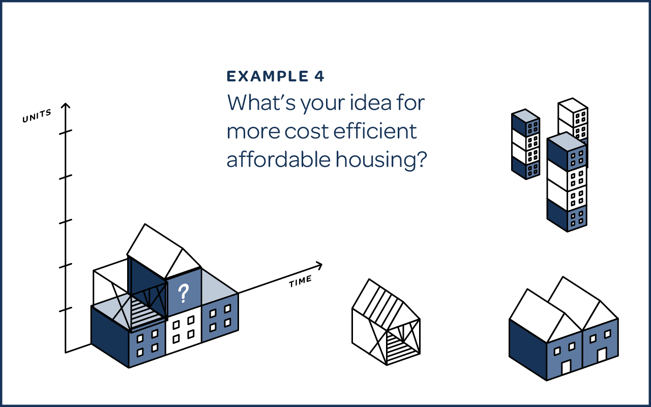 Whats your idea for more cost efficient affordable housing?