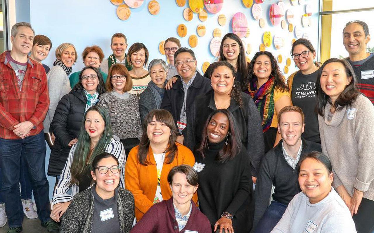 Meyer staff and Asian Health & Service Center CEO Holden Leung, attended a two-day program team retreat to delve deeper into equity work and programmatic strategy. 